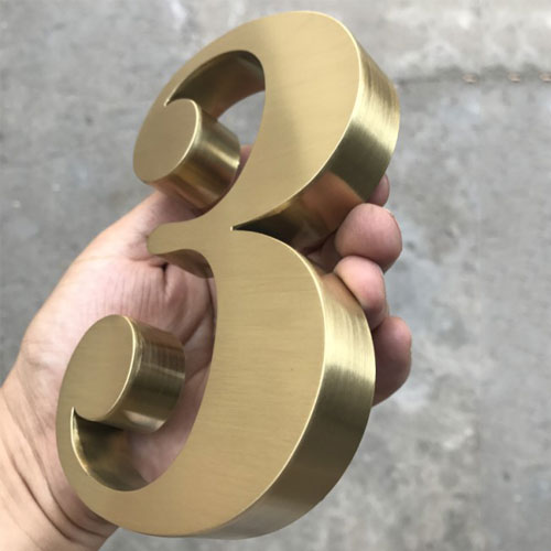 深圳不銹鋼拉絲電鍍字制作